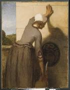 Girl at the Fountain William Morris Hunt